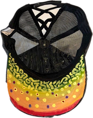 Brook Trout- Black- Lady Angler Lentz Custom Hat