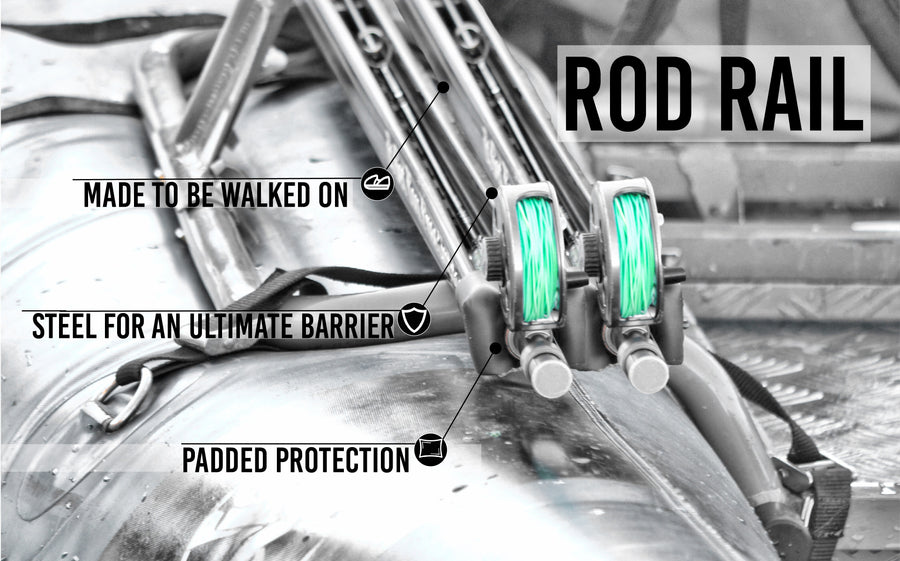 Rod Rail - 4 Rod Holder